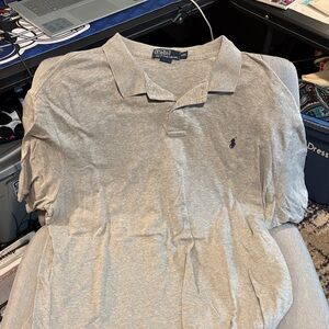 Ralph Lauren Gray Cotton Polo Shirt XXL
